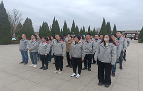 北京汽車制造廠黃驊基地黨委組織開展清明節(jié)緬懷英魂,致敬先烈活動